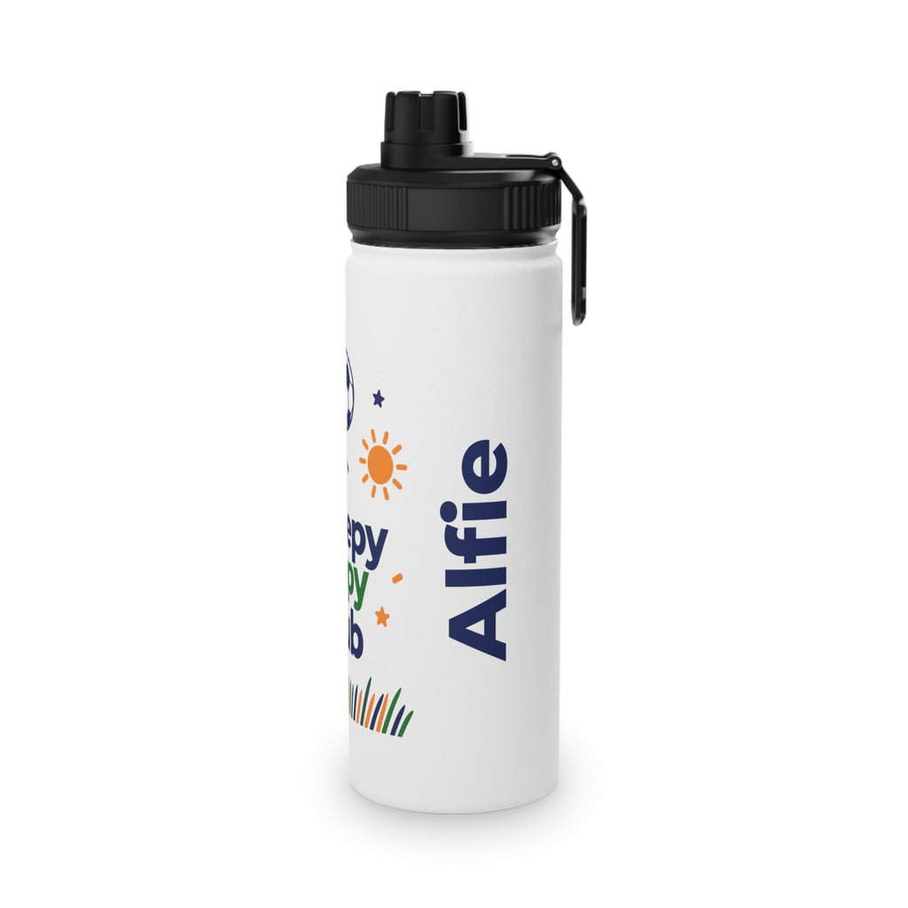 Keepy Uppy Club Personalised Kids Water Bottle – Stainless Steel Football Bottle