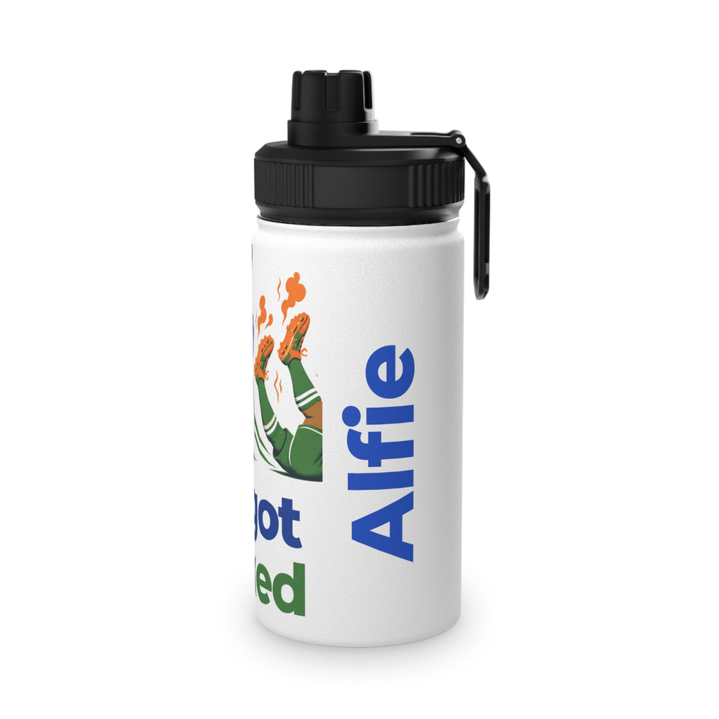 Bro Got Cooked Personalised Kids Water Bottle – Stainless Steel Football Bottle
