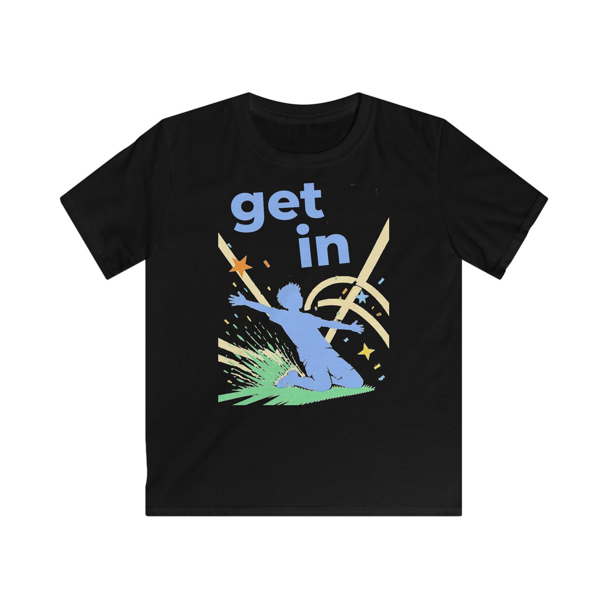 Get In! Kids Football T-Shirt – Goal Celebration Tee