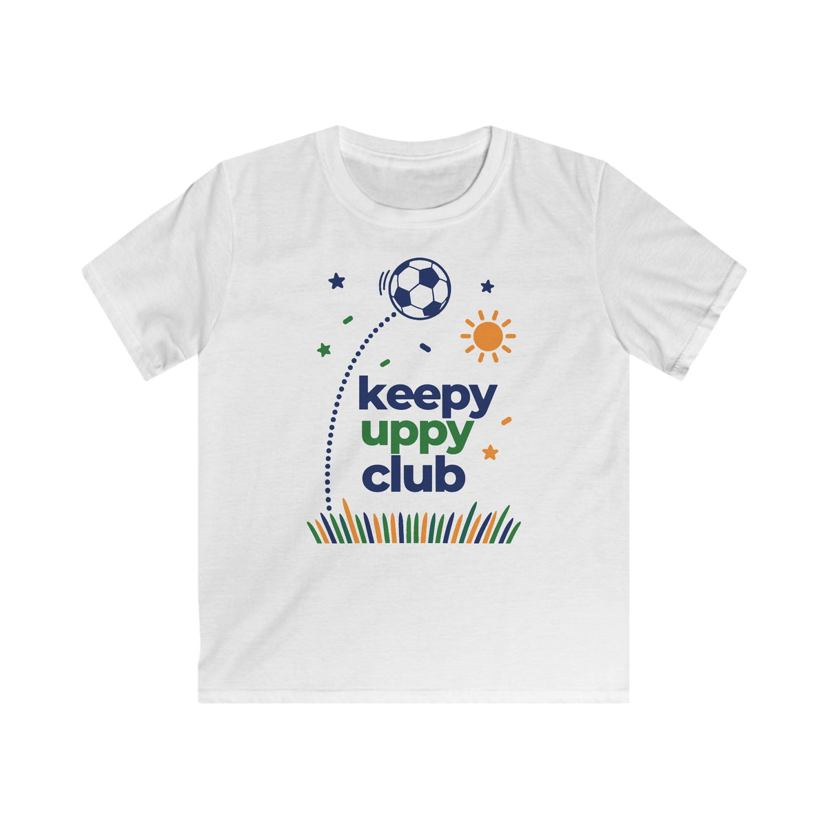 Keepy Uppy Club Kids Football T-Shirt – Personalised Name Tee