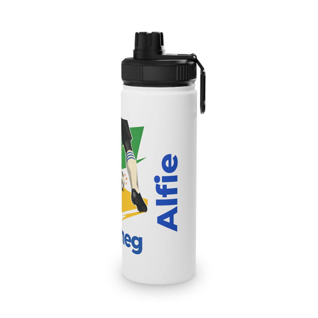 Nutmeg Personalised Kids Water Bottle – Stainless Steel Football Bottle