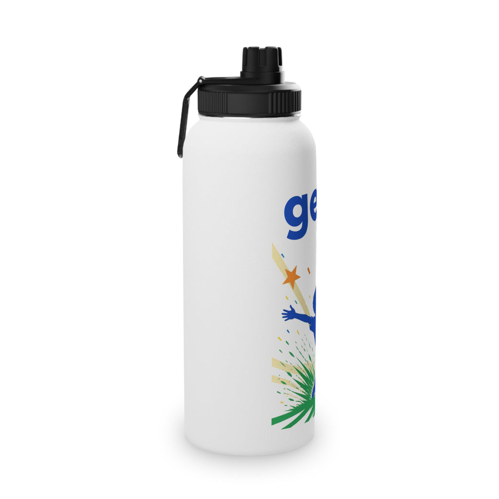 Get In! Personalised Kids Water Bottle – Stainless Steel Football Bottle