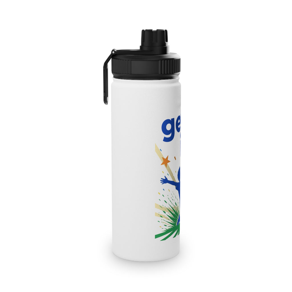 Get In! Personalised Kids Water Bottle – Stainless Steel Football Bottle