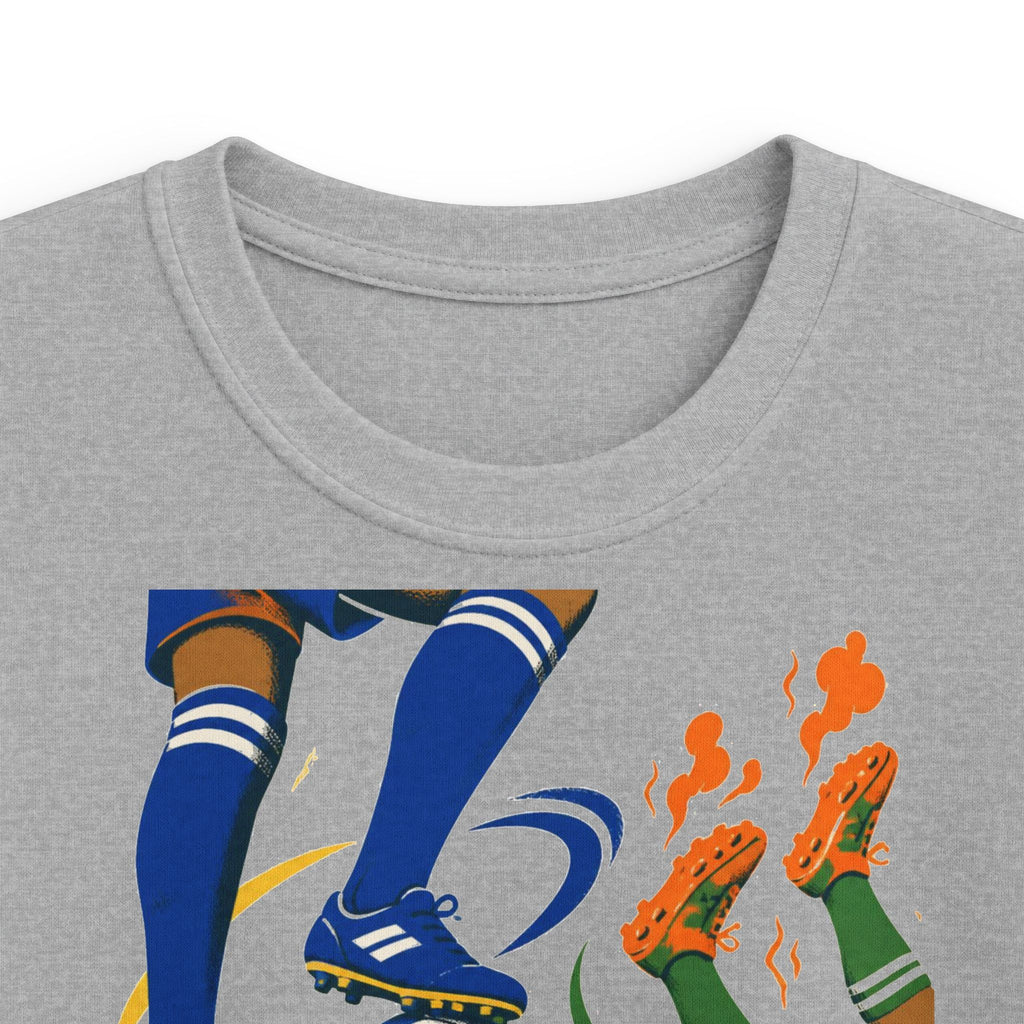 Funny Kids Football T-Shirt – "Bro Got Cooked" Goal Celebration Tee | Boys & Girls Gift