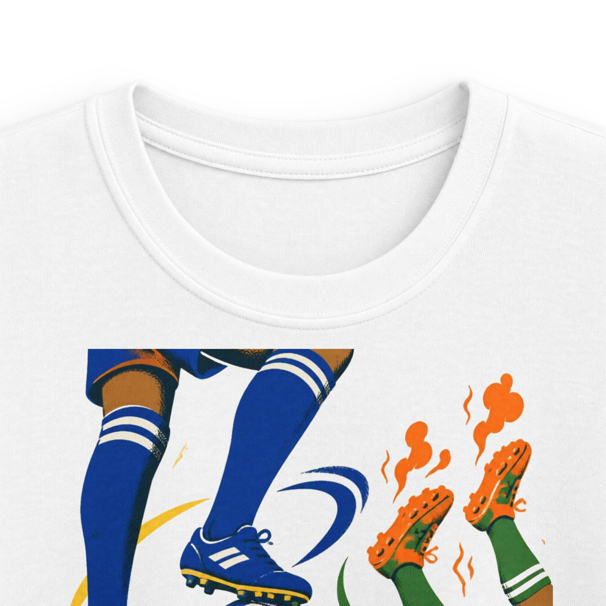Bro Got Cooked Kids Football T-Shirt – Goal Celebration Tee