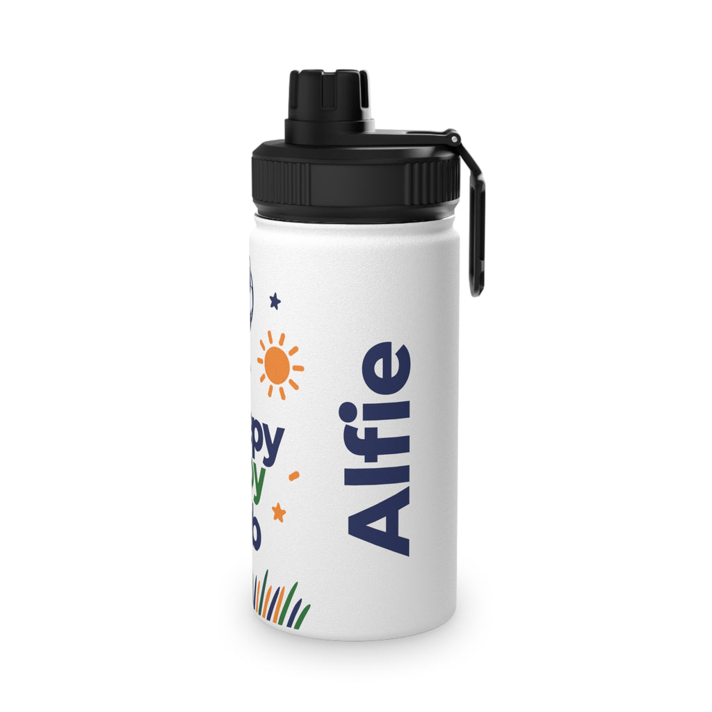 Keepy Uppy Club Personalised Kids Water Bottle – Stainless Steel Football Bottle