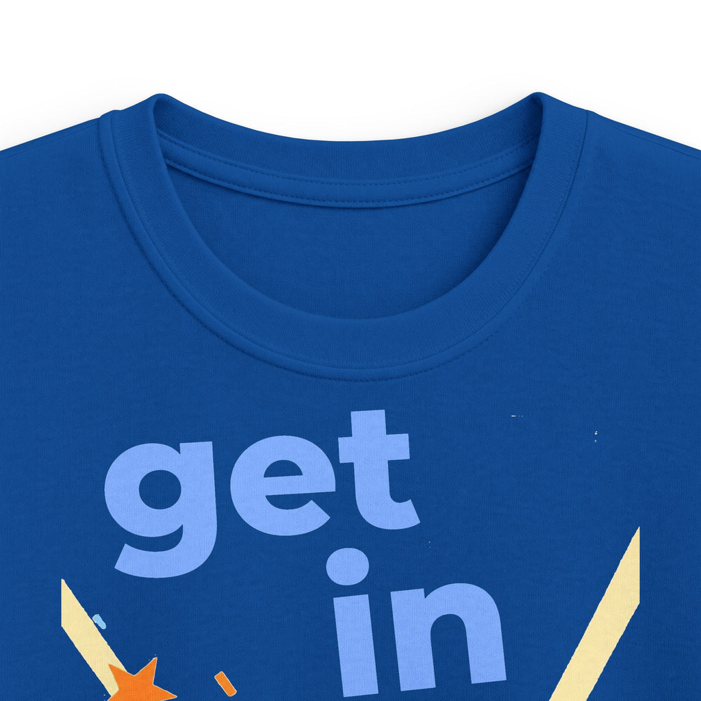 Get In! Kids Football T-Shirt – Goal Celebration Tee