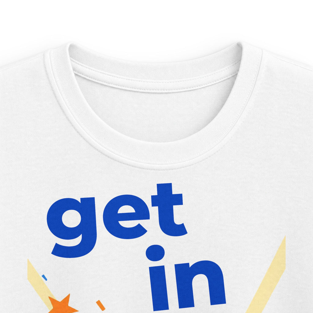 Get In! Kids Football T-Shirt – Goal Celebration Tee