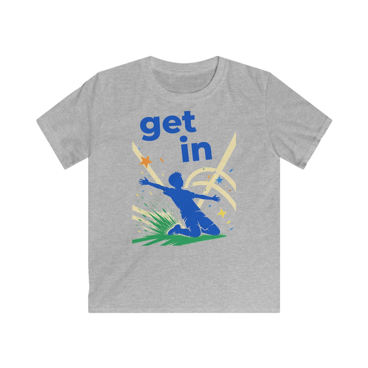 Get In! Kids Football T-Shirt – Goal Celebration Tee