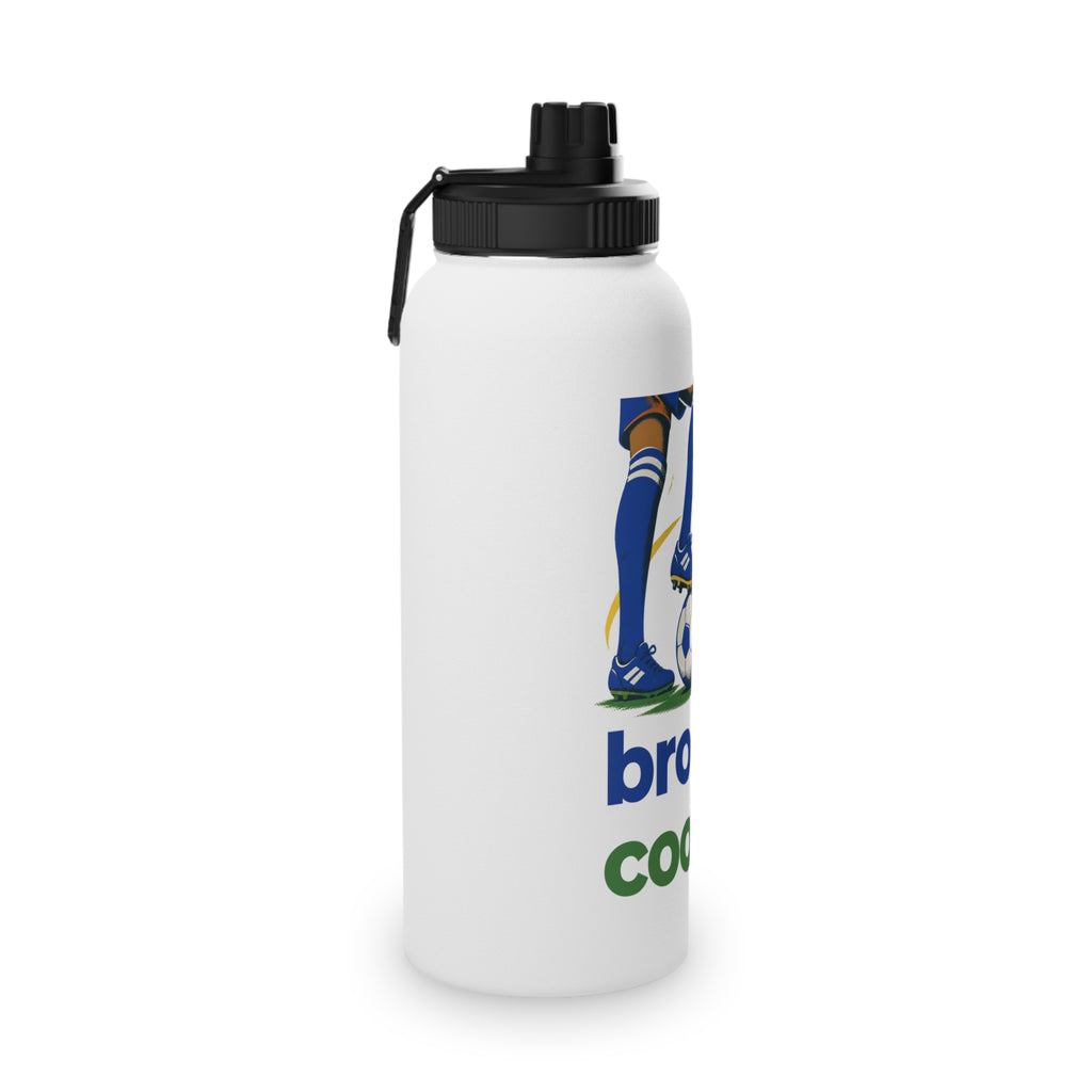 Bro Got Cooked Personalised Kids Water Bottle – Stainless Steel Football Bottle